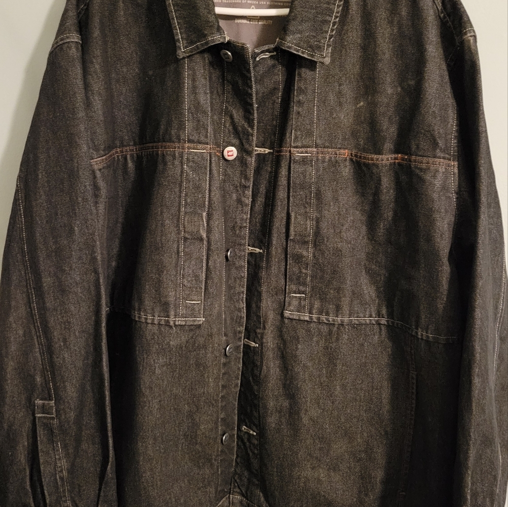 Vintage 90s Mecca Denim Jean Jacket XXXL